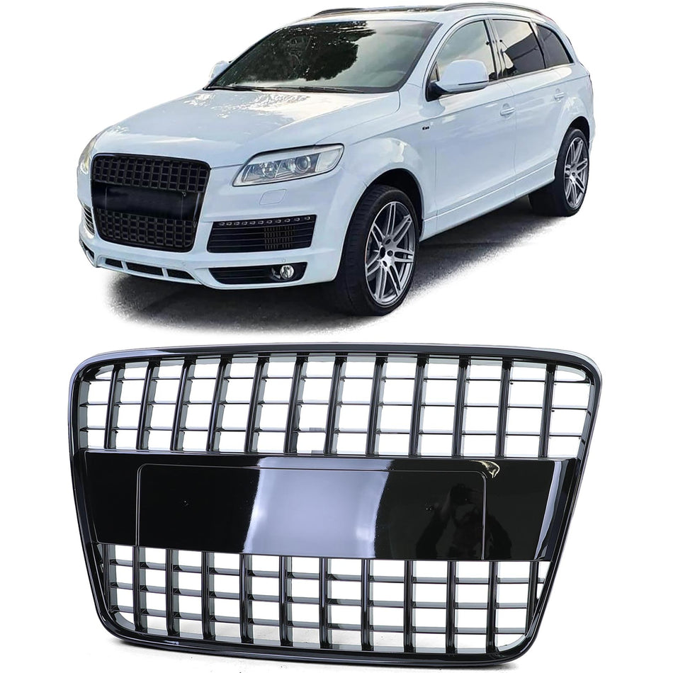 Griglia Sportiva Wabendesign Nera Lucida per Audi Q7 4L (2005-2009)