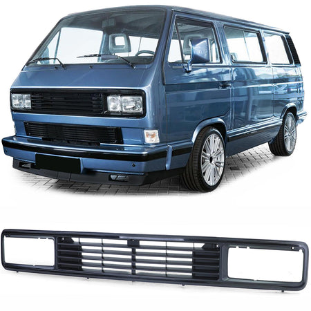 Griglia Senza Emblema per Volkswagen Bus T3 (1979-1992) Fari Rettangolari