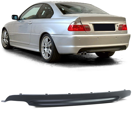 Diffusore Posteriore Sportivo Nero per BMW E46 M-Pacchetto Berlina Coupé Cabrio
