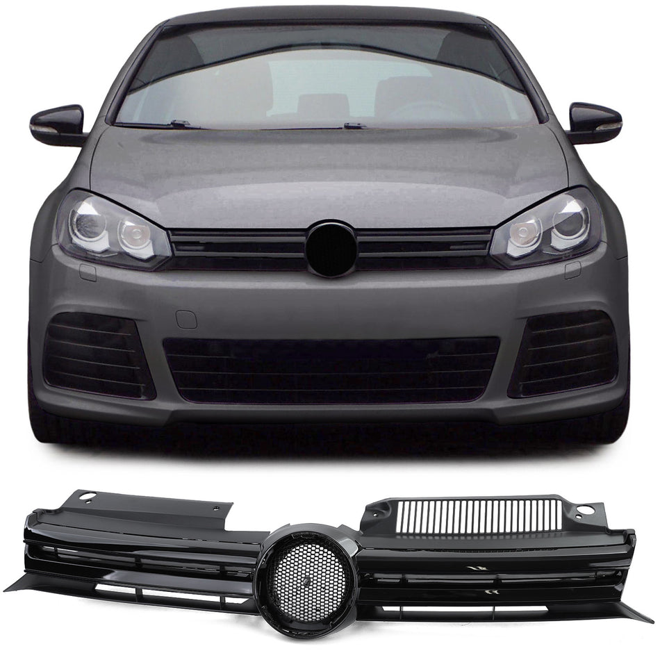 Griglia Sportiva Nera Lucida per Volkswagen Golf 6 Limo 08-13