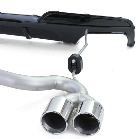 Diffusore Posteriore Lucido Duplex per BMW F10 F11 520 525 528 530