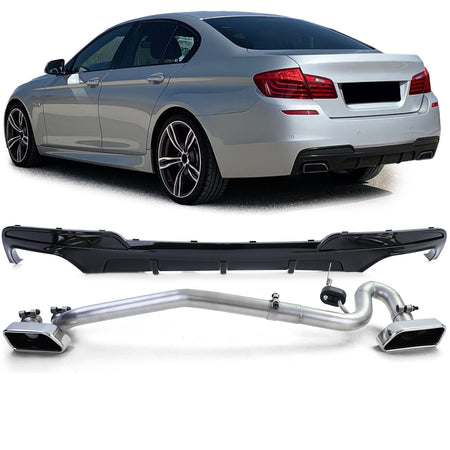 Diffusore Posteriore Sportivo in ABS per BMW F10 F11 520 525 530 (2010-2017)