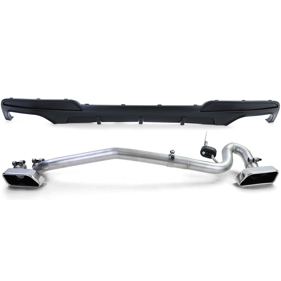 Diffusore Posteriore Opaco per BMW F10 F11 520 525 528 530 (2010-2017)
