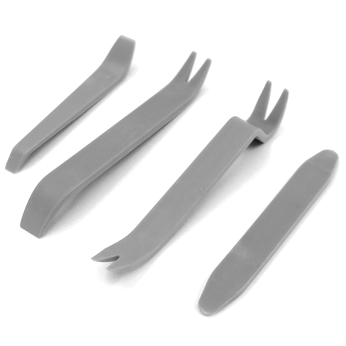 Modanature per Auto Universale - Set 4 Pezzi in Plastica Grigia per Interni