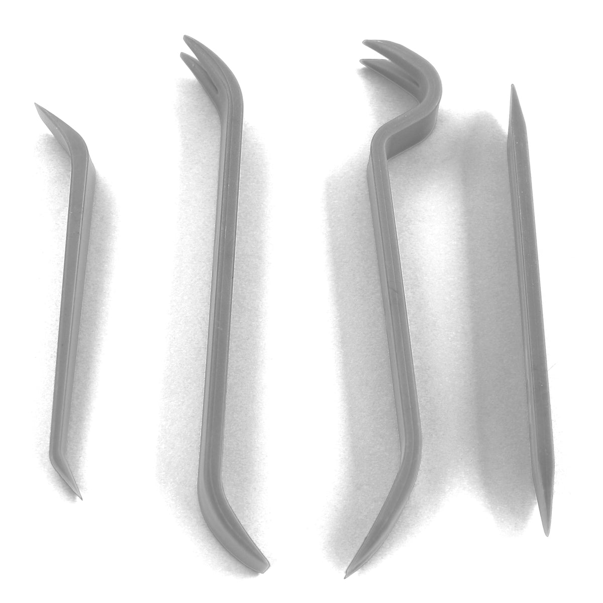 Modanature per Auto Universale - Set 4 Pezzi in Plastica Grigia per Interni