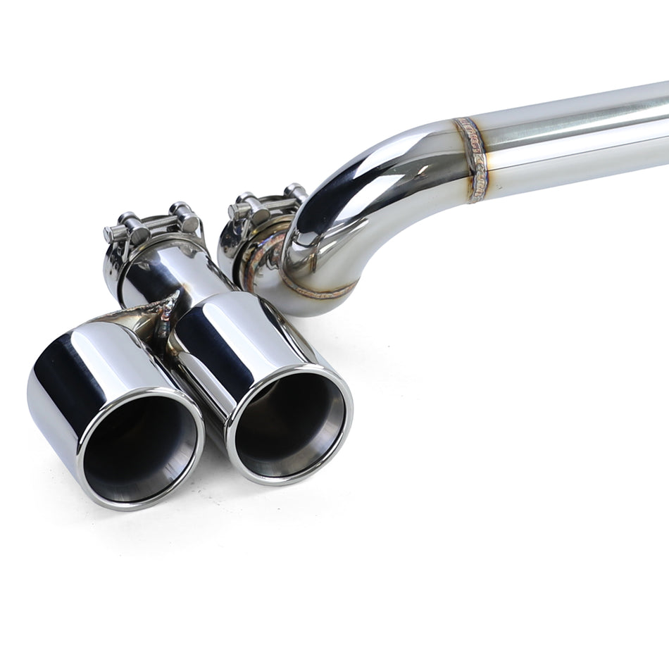 Aspirazione Finale Duplex 4 Tubi per BMW Serie 3 E90 E91 323 325 328 330