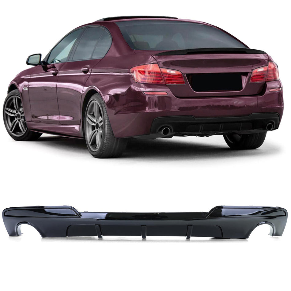 Diffusore Posteriore Performance Nero Lucido per BMW Serie 5 F10 F11 535i 535d