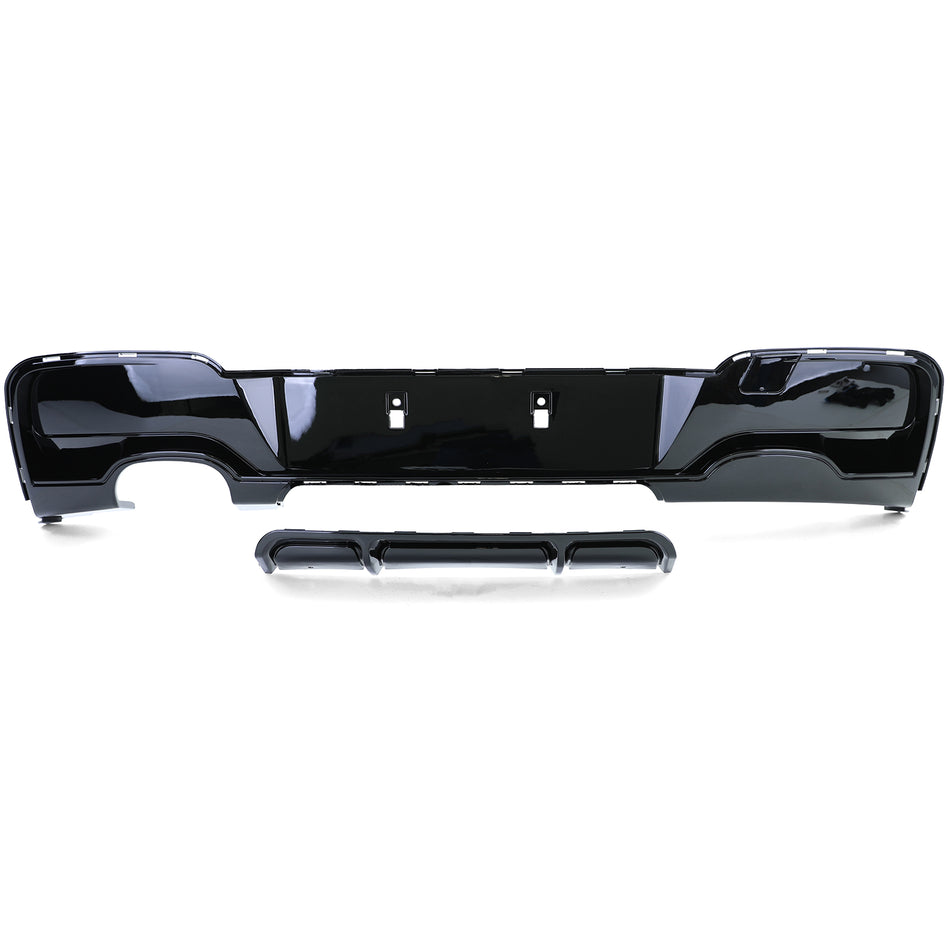 Diffusore Posteriore Performance Nero Lucido per BMW Serie 1 F20 F21 11-15