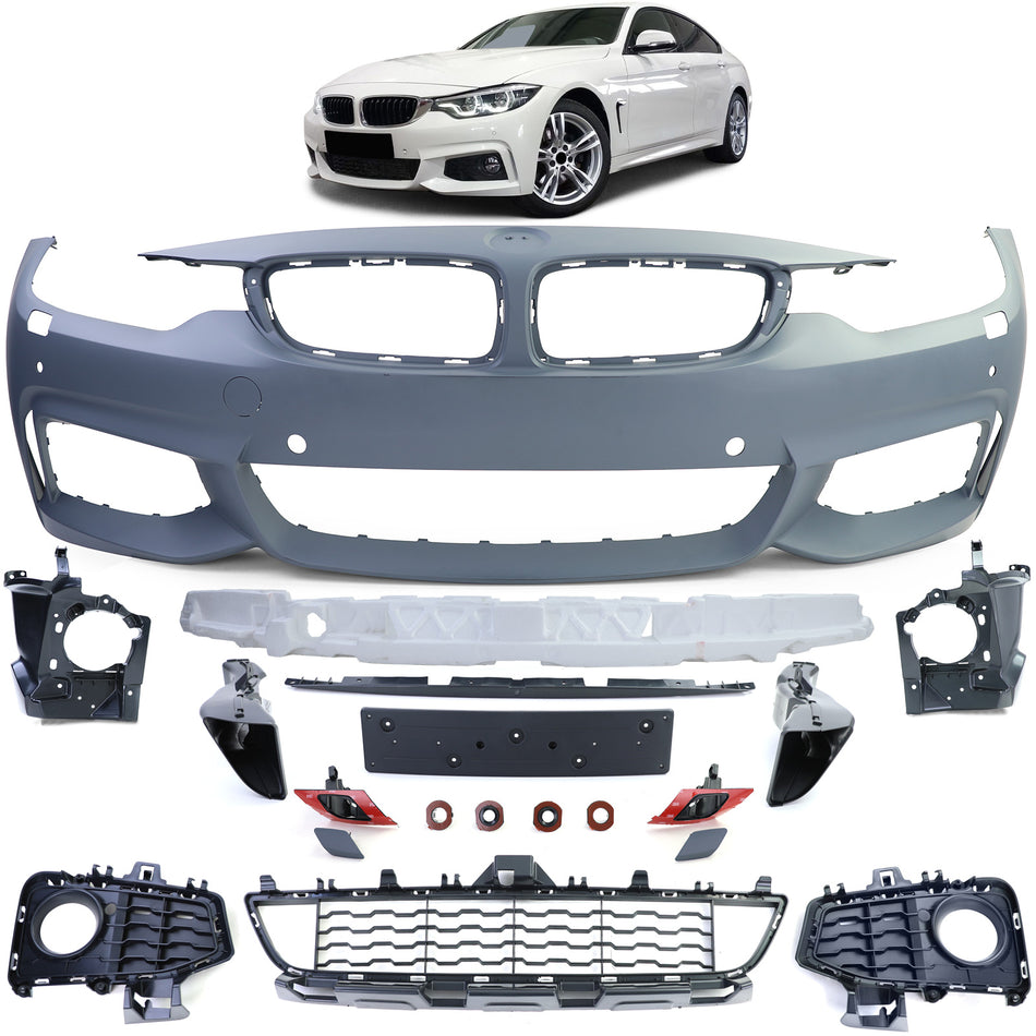 Paraurti Anteriore Sportivo con ABE per BMW Serie 4 F32 F33 F36 2013-2021