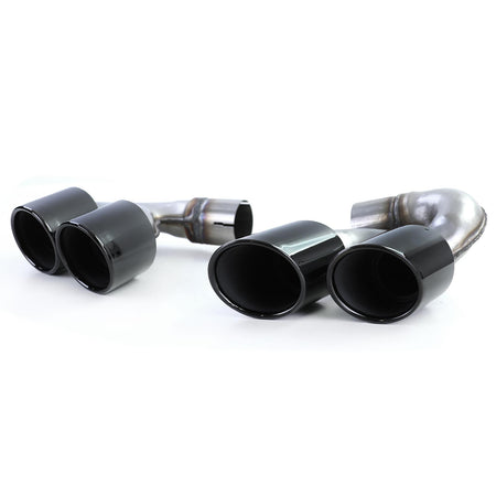 Doppio Terminale Terminali Scarico Performance Nero per BMW X5 G05 X6 G06 X7