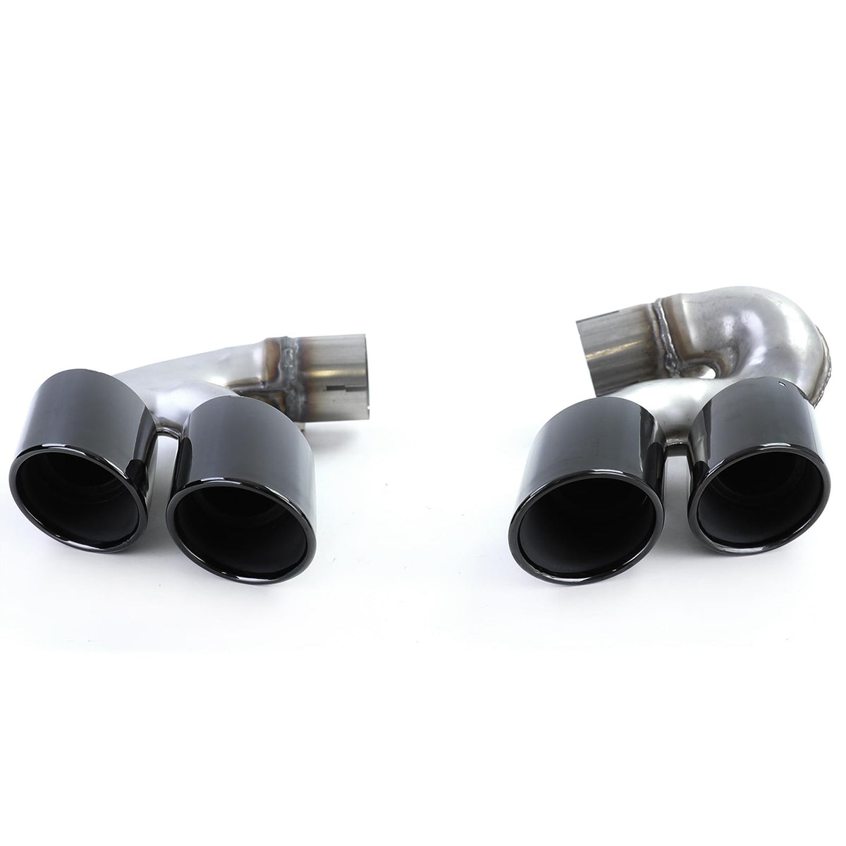 Doppio Terminale Terminali Scarico Performance Nero per BMW X5 G05 X6 G06 X7