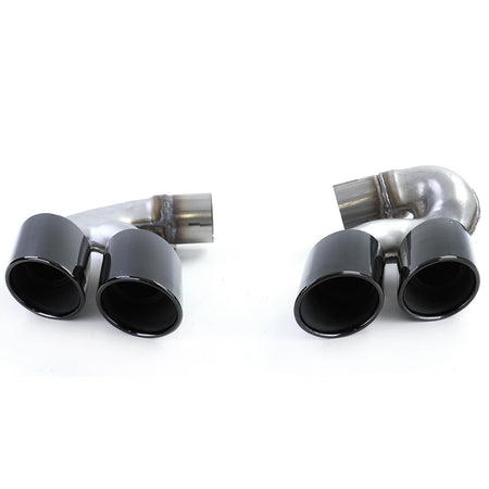Doppio Terminale Terminali Scarico Performance Nero per BMW X5 G05 X6 G06 X7
