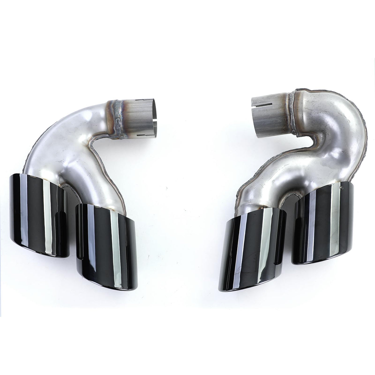 Doppio Terminale Terminali Scarico Performance Nero per BMW X5 G05 X6 G06 X7