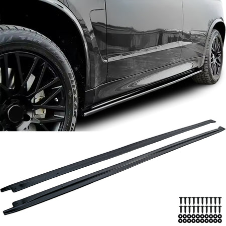 Minigonne Set Performance Look Nero Lucido per BMW X5 F15 2013-2018