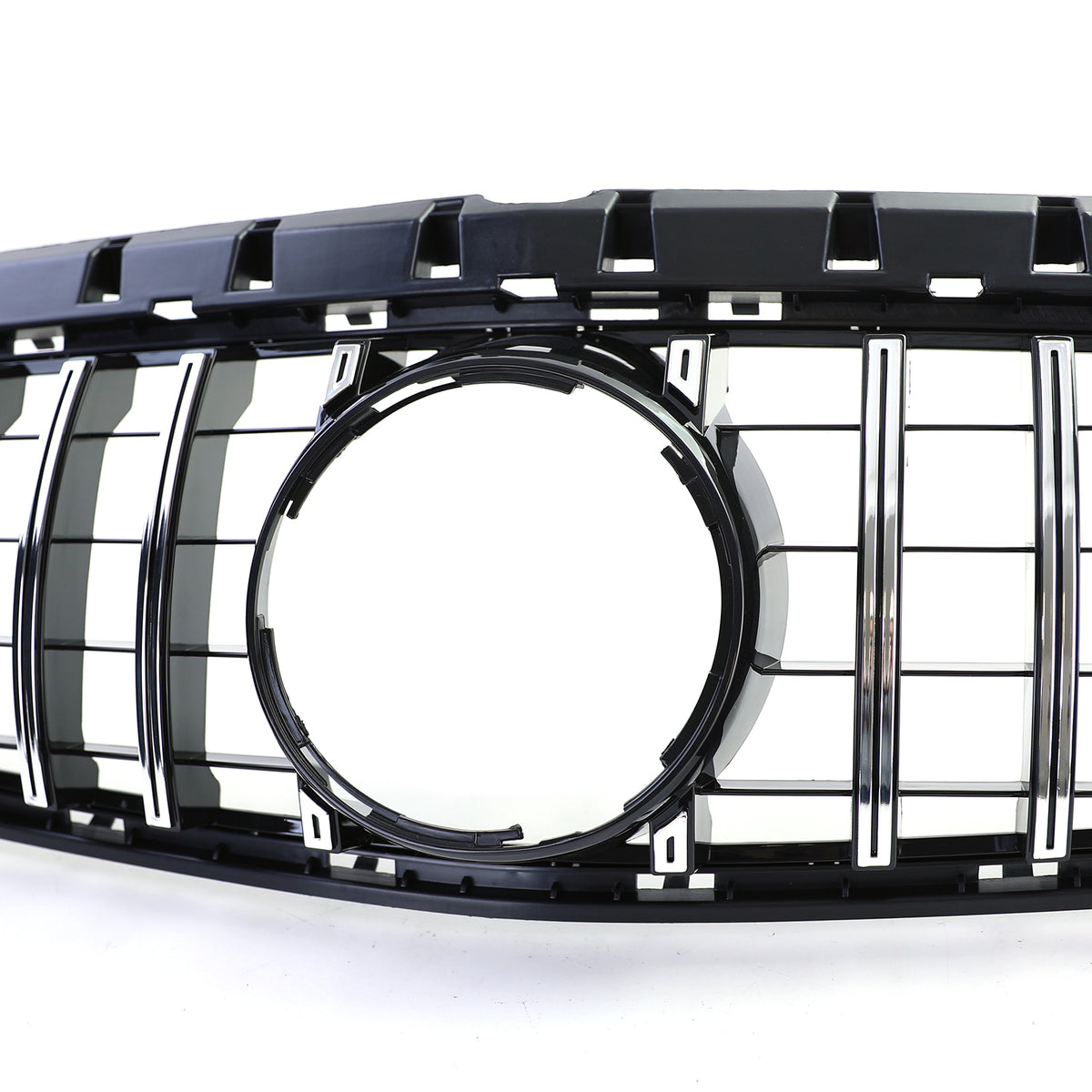 Griglia Sportiva Nera Lucida con Cromature per Mercedes Classe B W246 14-18