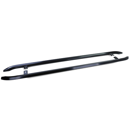 Pedane Laterali in Acciaio Inox Nero per Volkswagen T5 T6 T6.1 Corto (04/2003+)