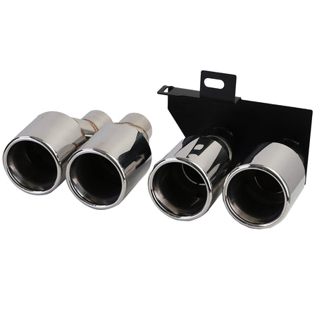 Terminali Scarico Duplex in Cromo per BMW F10 F11 520 523 525 528 530