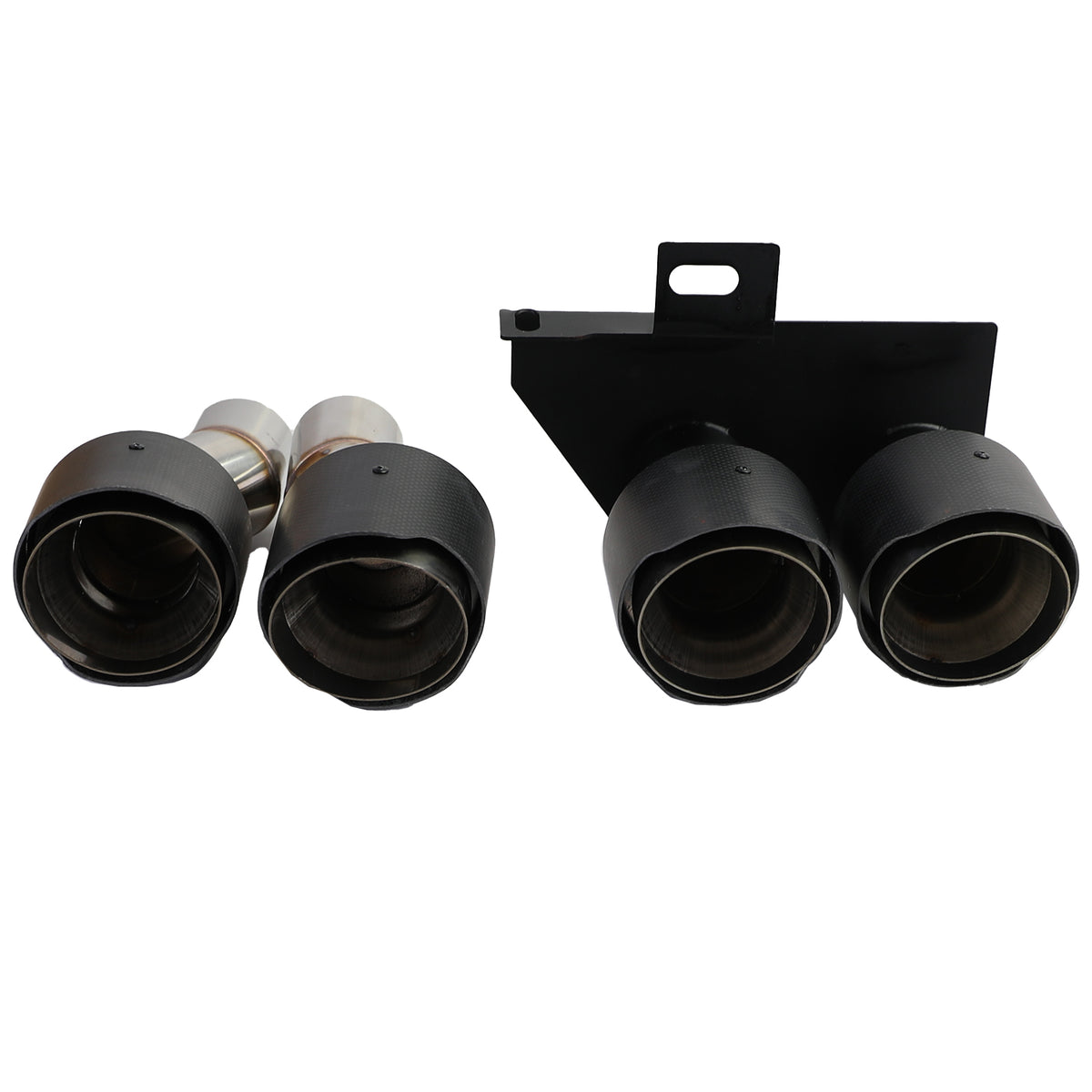 Terminali Scarico Doppio Tubo in Carbonio per BMW Serie 5 F10 F11 (2010-2017)
