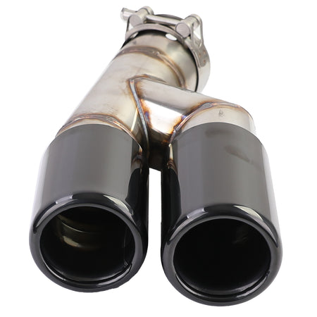 Terminali Scarico Doppio Nero Lucido per BMW F30 F31 316i 318i 320i (2011-2019)