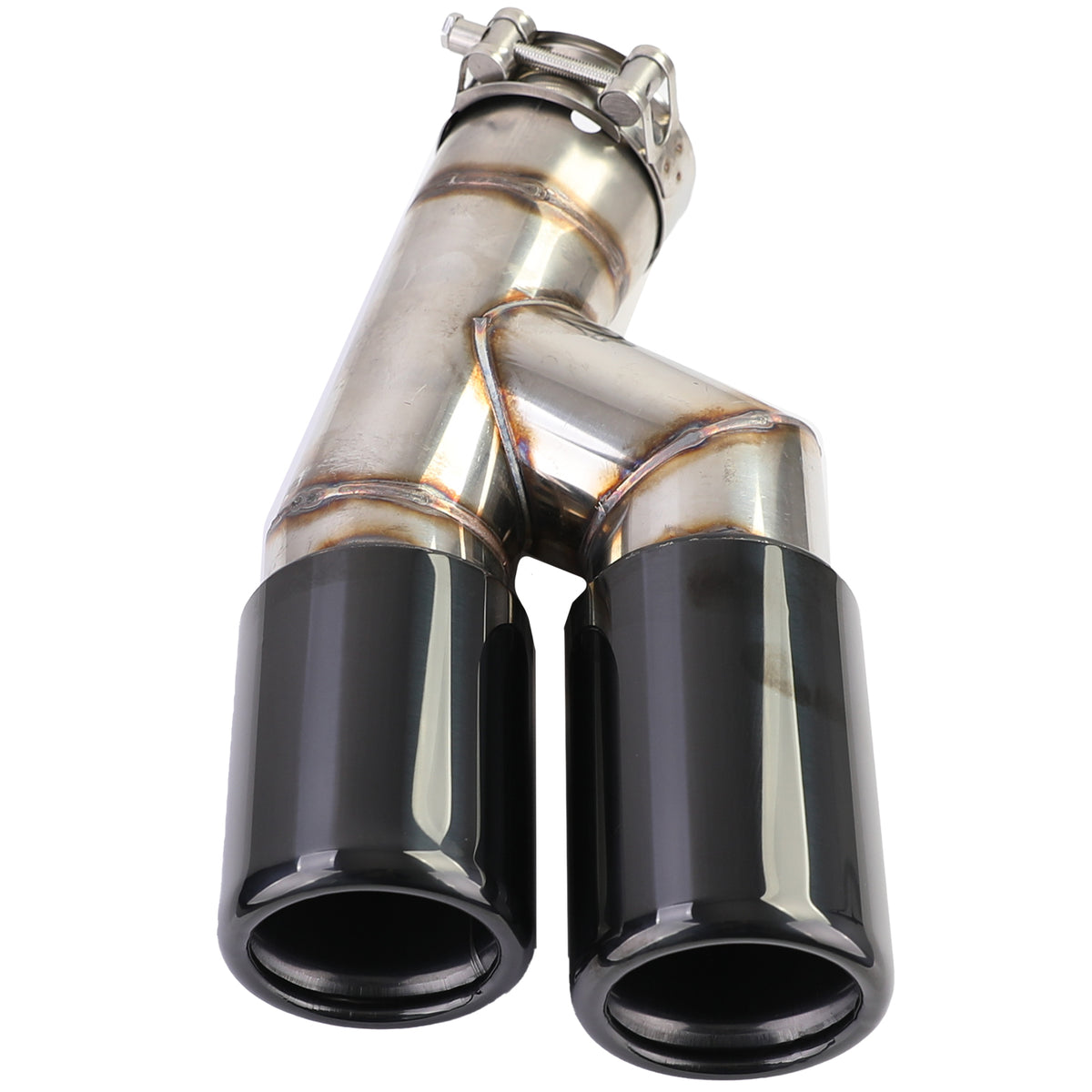 Terminali Scarico Doppio Nero Lucido per BMW F30 F31 316i 318i 320i (2011-2019)