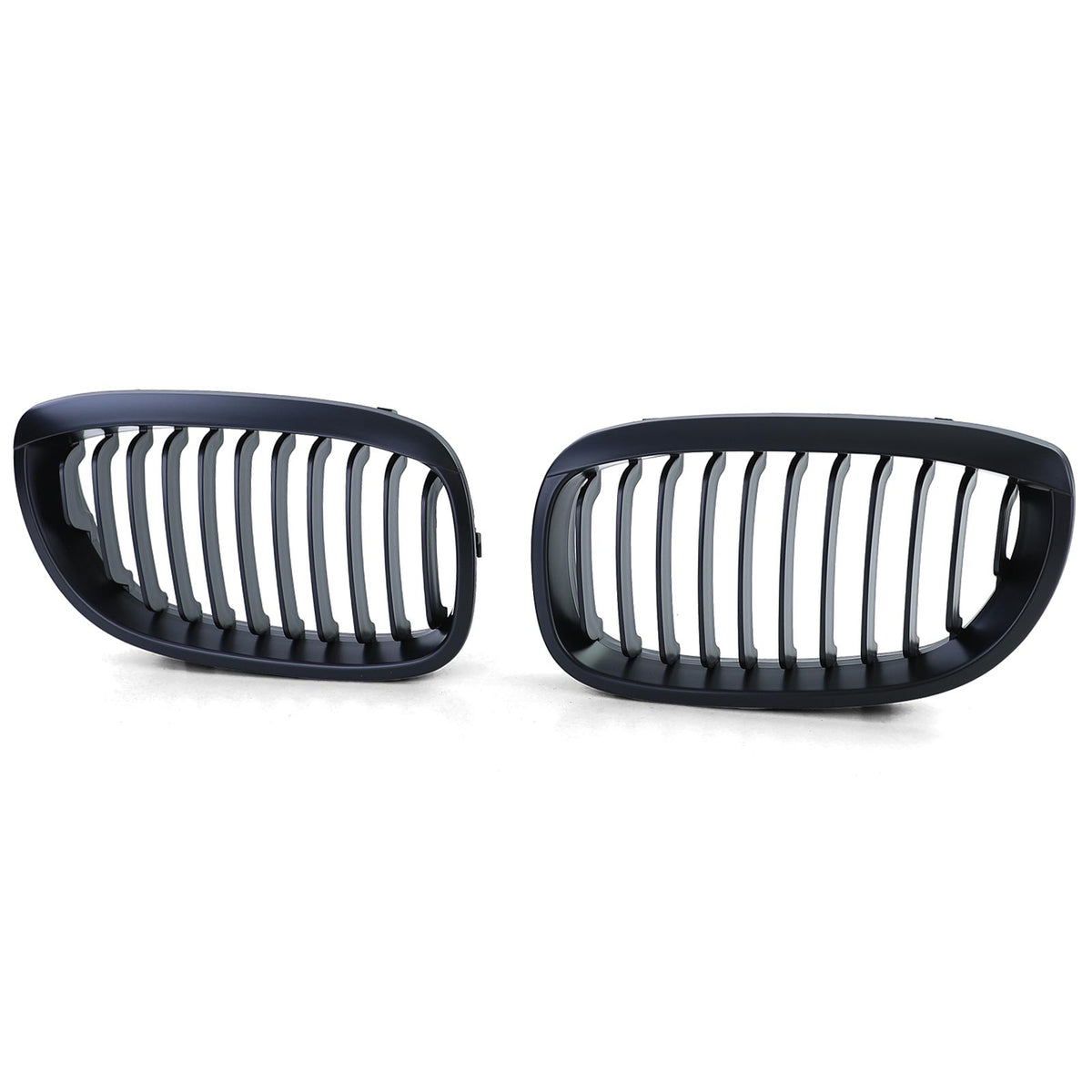 Griglia Sportiva Nera Opaca 2 Pezzi per BMW Serie 3 E46 Coupé Cabrio 03-07