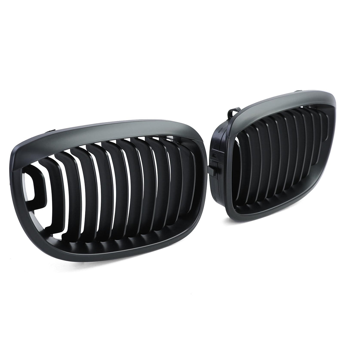 Griglia Sportiva Nera Opaca 2 Pezzi per BMW Serie 3 E46 Coupé Cabrio 03-07