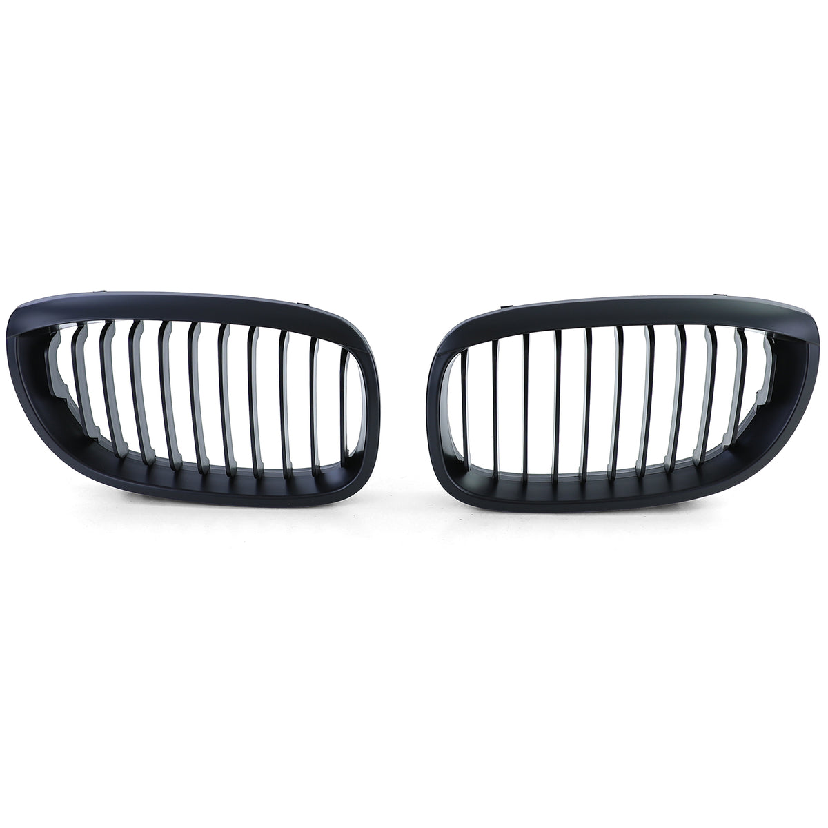 Griglia Sportiva Nera Opaca 2 Pezzi per BMW Serie 3 E46 Coupé Cabrio 03-07