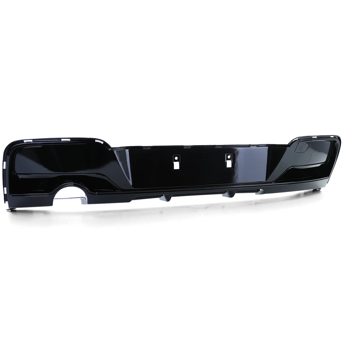 Diffusore Posteriore Nero Lucido per BMW Serie 1 F20 F21 2011-2015