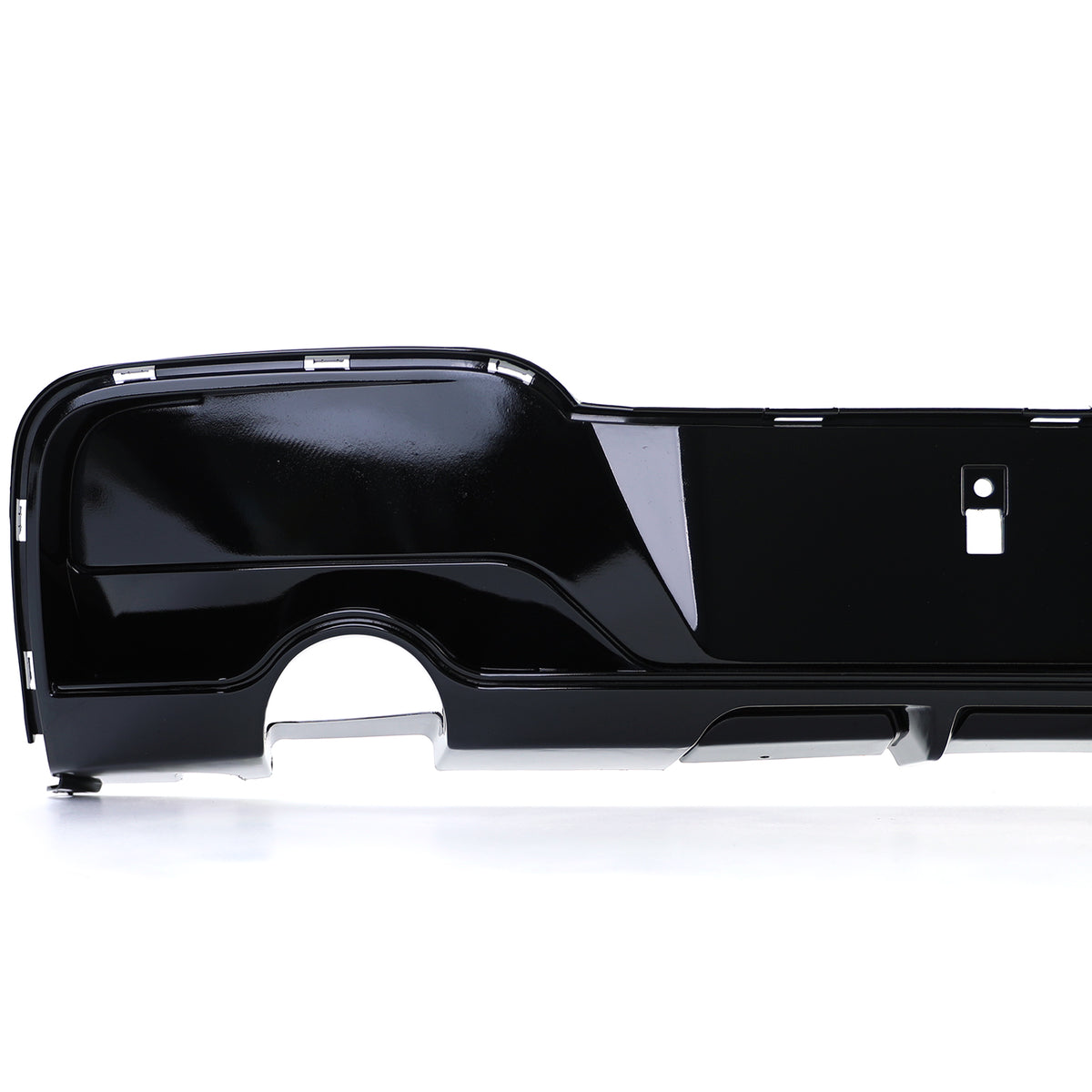 Diffusore Posteriore Nero Lucido per BMW Serie 1 F20 F21 2011-2015