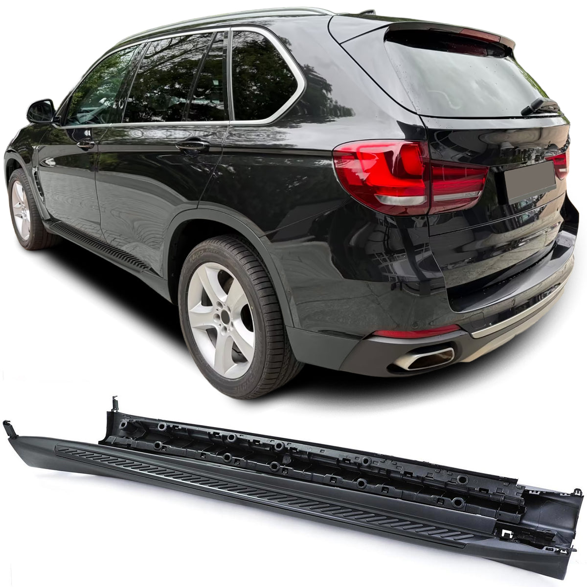 Pedane Laterali OE Edition Nere con ABE per BMW X5 F15 2013-2018