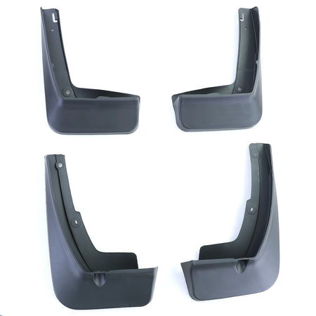 Paraspruzzi Set Anteriore e Posteriore Nero per Volkswagen T-Cross C1 Dal 18