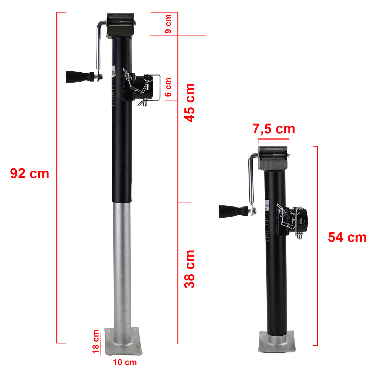 Supporto Stazionamento Regolabile 570-950mm con 2300kg Universale