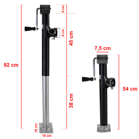Supporto Stazionamento Regolabile 570-950mm con 2300kg Universale