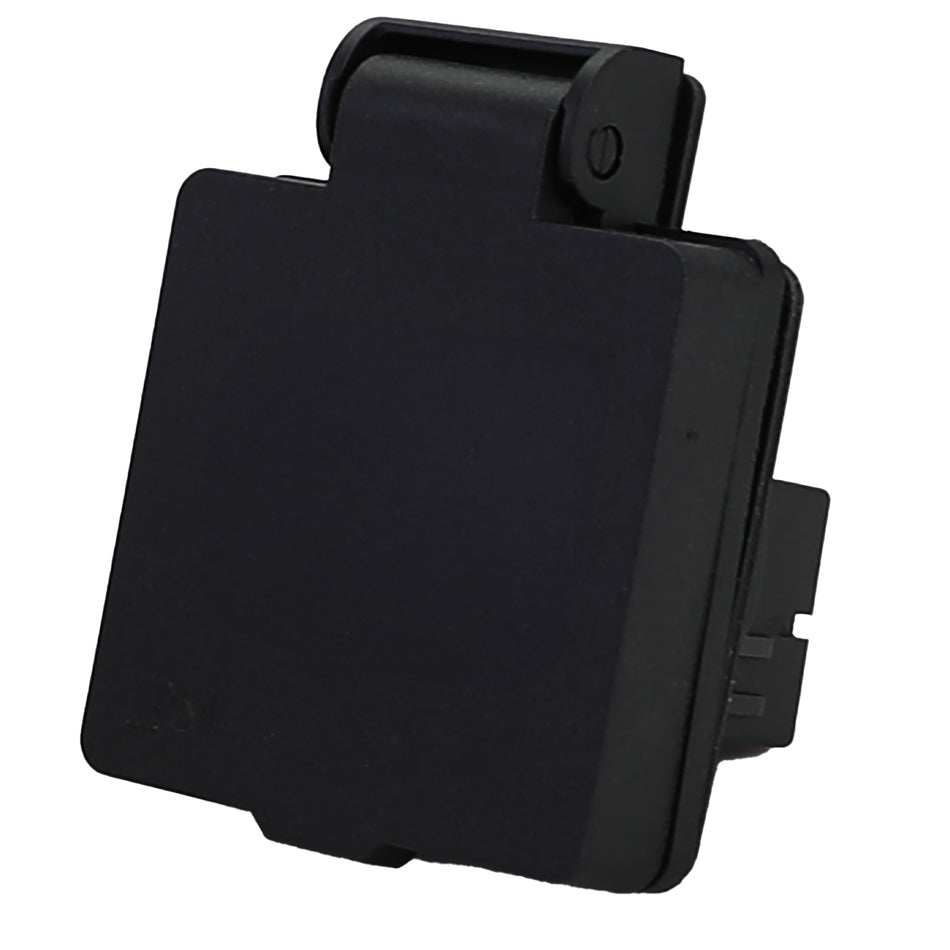 Vorzelt Presa Esterna con Sportellino Nera Schuko 220 Volt Universale 50x66mm