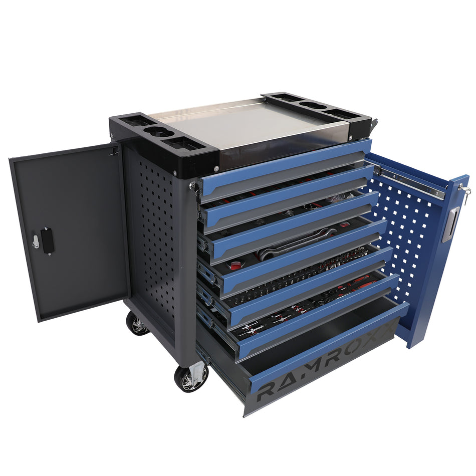 Premium Werkzeugwagen Werkstattwagen Multifunktional Completo con Werkzeug