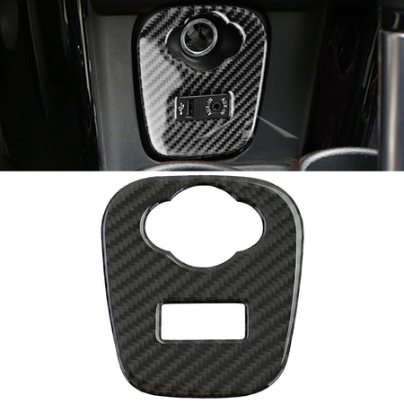 Carbon Copertura Cornice Accendisigari USB per Mini F55 F56 F57 dal 2014
