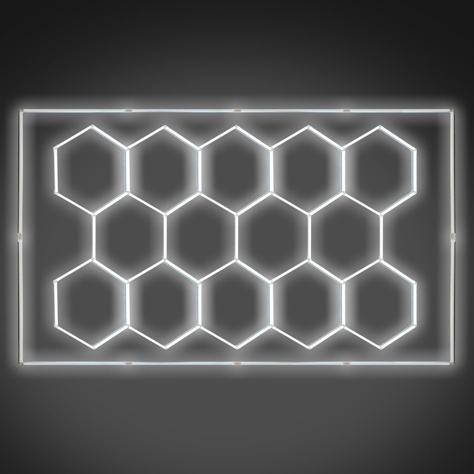 Premium LED Hexagon Illuminazione Universale in Alluminio 4,85 X 2,44 M