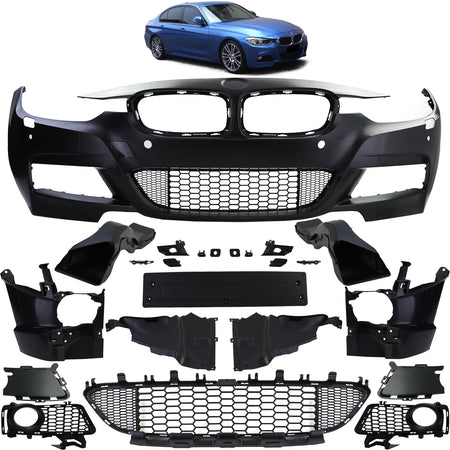 Paraura Frontale Completo con ABE per BMW Serie 3 F30 F31 11-19 con PDC
