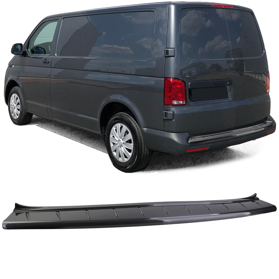 Protezione Carico Paraurti Effetto Carbonio per Volkswagen Bus T5 T6 Doppia