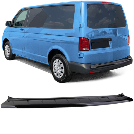 Protezione Paraurti Nera Lucida per Volkswagen Bus T5 T6 Doppeltùr