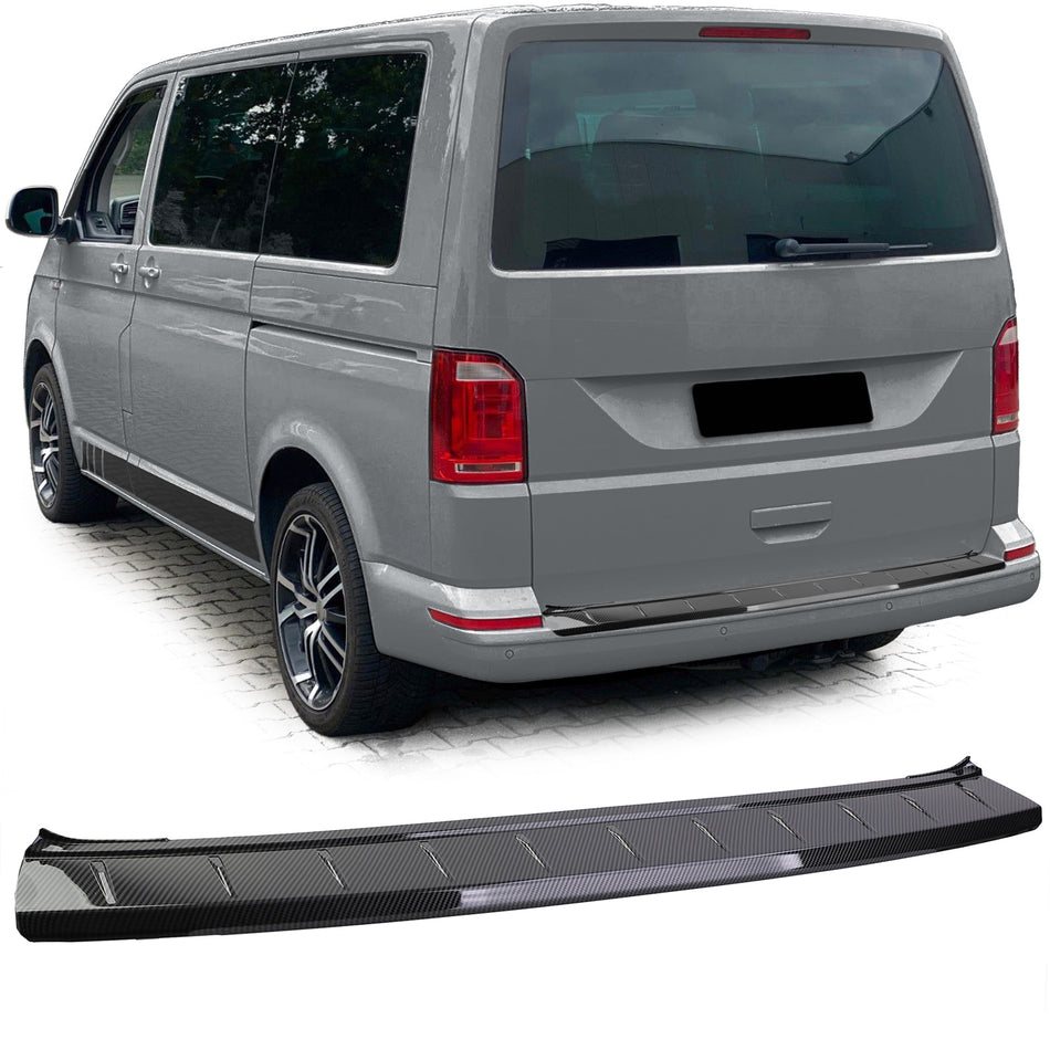 Paraspruzzi Effetto Carbonio per Volkswagen Bus T5 T6 con Portellone