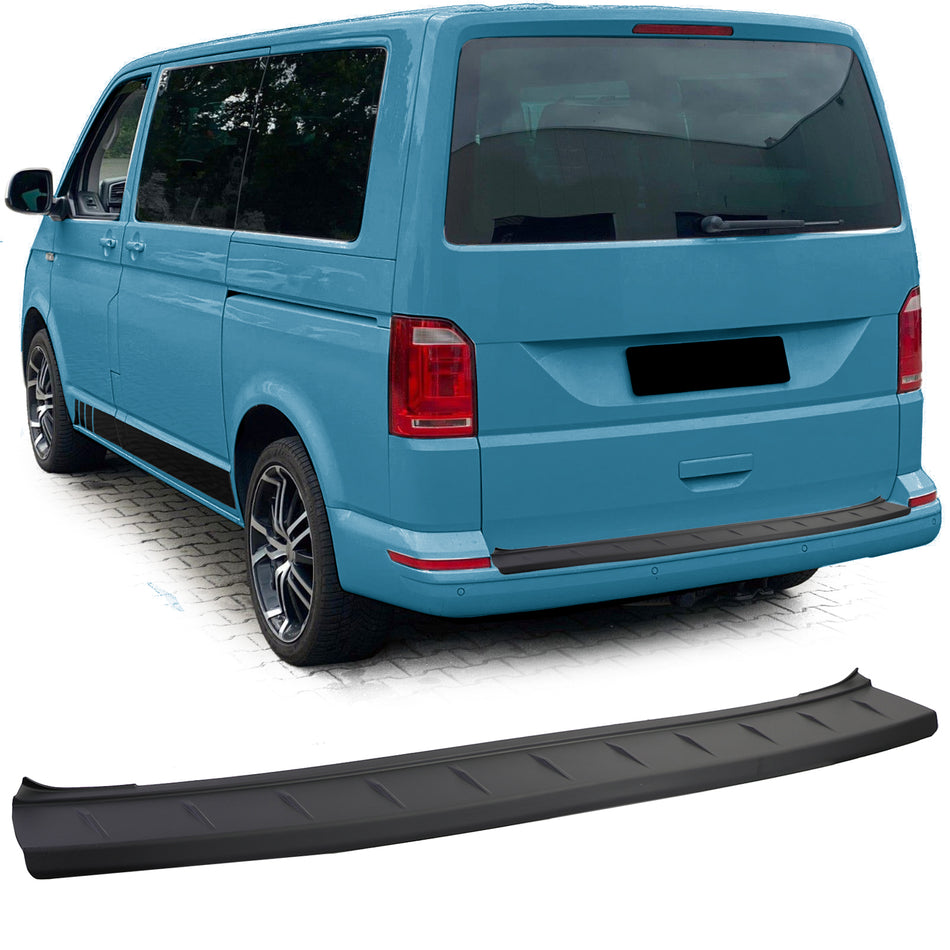 Protezione Paraurti Nera per Volkswagen Bus T5 T6 con Portellone Posteriore