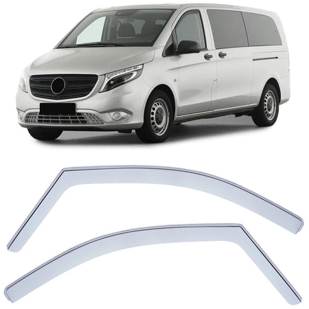 Deflettori Aria Antipioggia Hell per Mercedes Classe V Vito W447 (dal 2014)