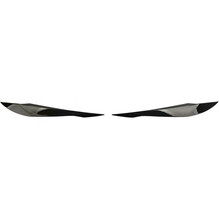 Palpebre Fari Sguardo Cattivo Nero Lucido per BMW Serie 3 F30 F31 2011-2019