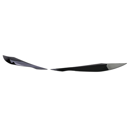 Palpebre Fari Sguardo Cattivo Nero Lucido per BMW Serie 3 F30 F31 2011-2019