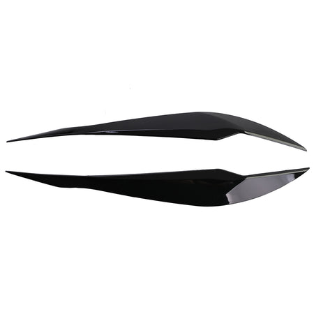 Palpebre Fari Sguardo Cattivo Nero Lucido per BMW Serie 3 F30 F31 2011-2019