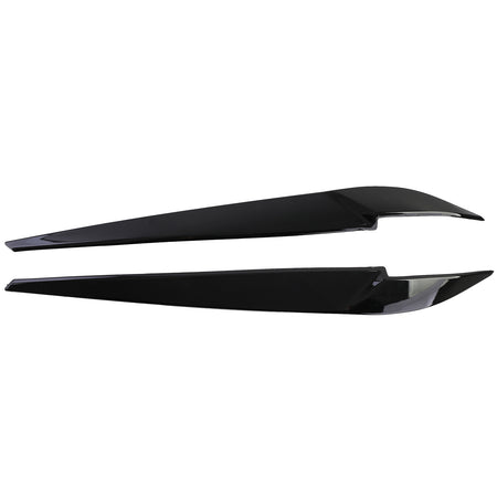 Palpebre Fari Sguardo Cattivo Nero Lucido per BMW X5 F15 2013-2018, Montaggio