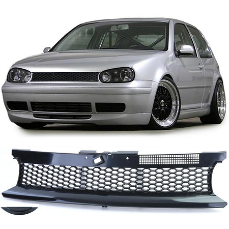 Griglia Nido d'Ape Senza Emblema Nera per Volkswagen Golf 4 Berlina/Variant