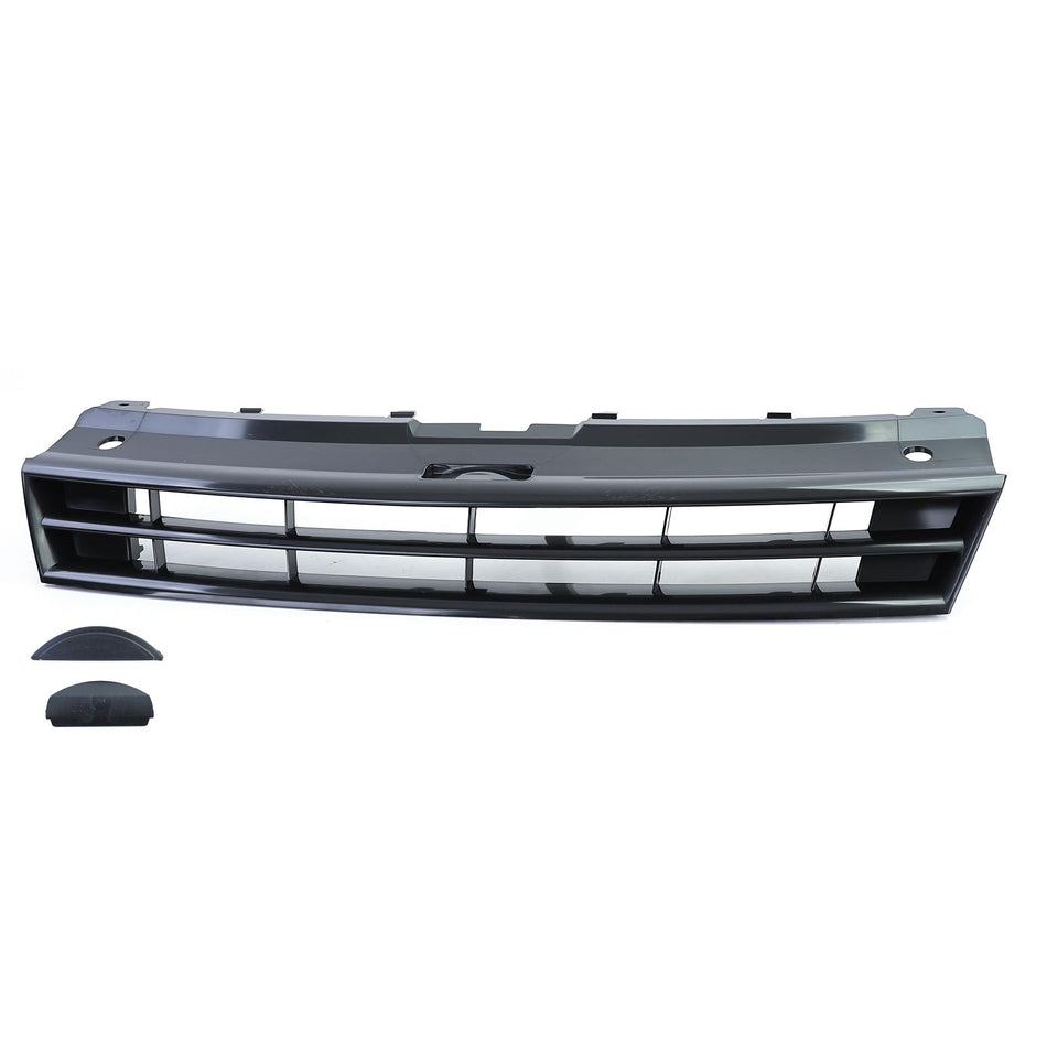 Griglia Anteriore Nera Senza Emblema per Volkswagen Polo 5 6R 6C 2009-2017