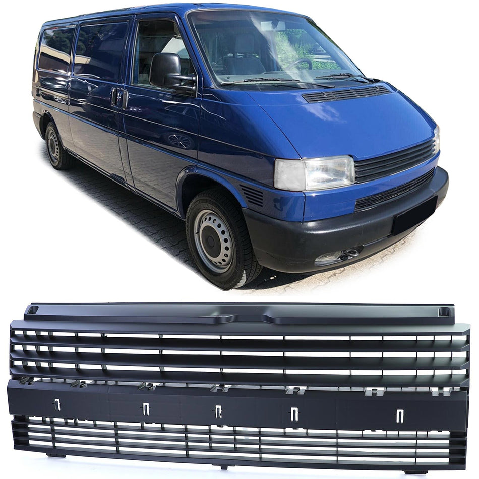 Griglia Senza Emblema Nera per Volkswagen T4 Transporter Bus 1990-2003